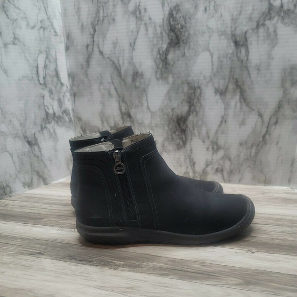 Jambu Shoes - 🔥JBU by Jambu Juno Black Ankle Zip Booties Boots Women's SZ 9 JB19JNO01
